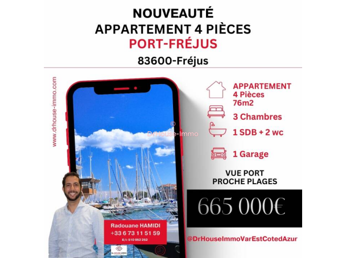 Appartement de 76m² - 4 pièces