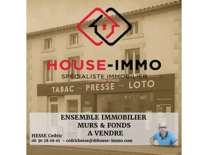 Immeuble 7 pièces de 260 m² - La Chapelle-Saint-Laurent (79430)