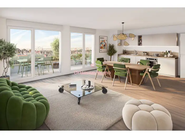 Appartement 3 pièces de 63 m² - Lambersart (59130)