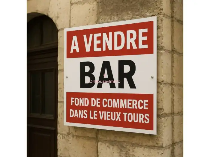 Commerce 1 pièce de 30 m² - Tours (37000)