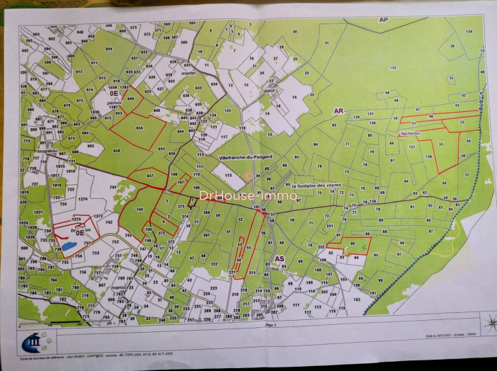 Terrain de 184062m²