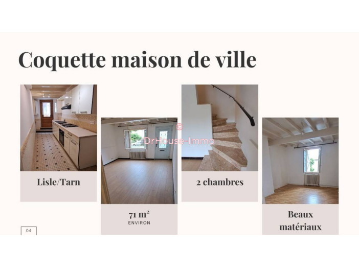 Maison de 71m² - 3 pièces