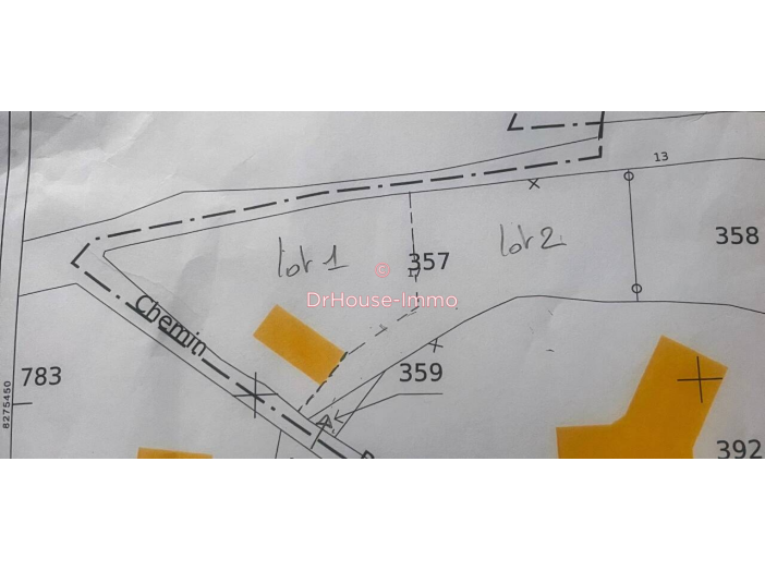 Terrain de 511m²