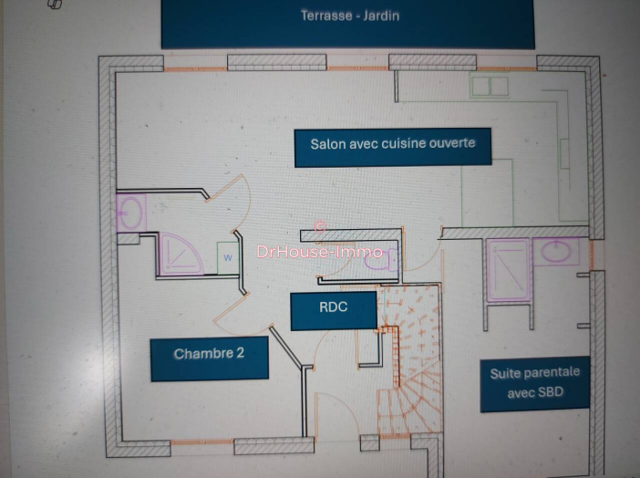 Maison de 113m² - 6 pièces