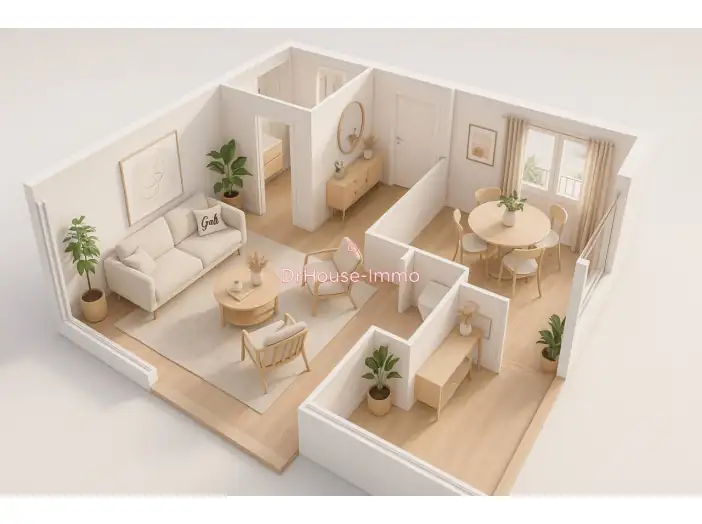 Appartement 1 pièce de 38 m² - Lille (59000)