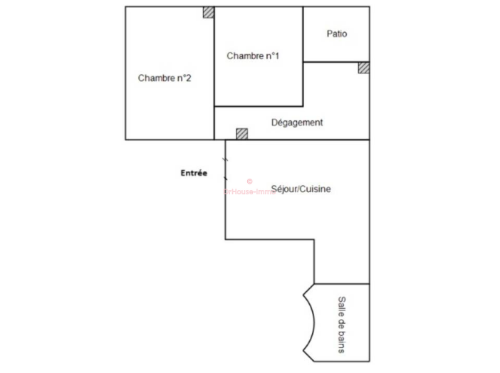 Appartement de 53m² - 3 pièces