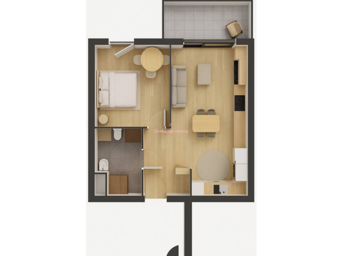 Appartement de 40m² - 2 pièces