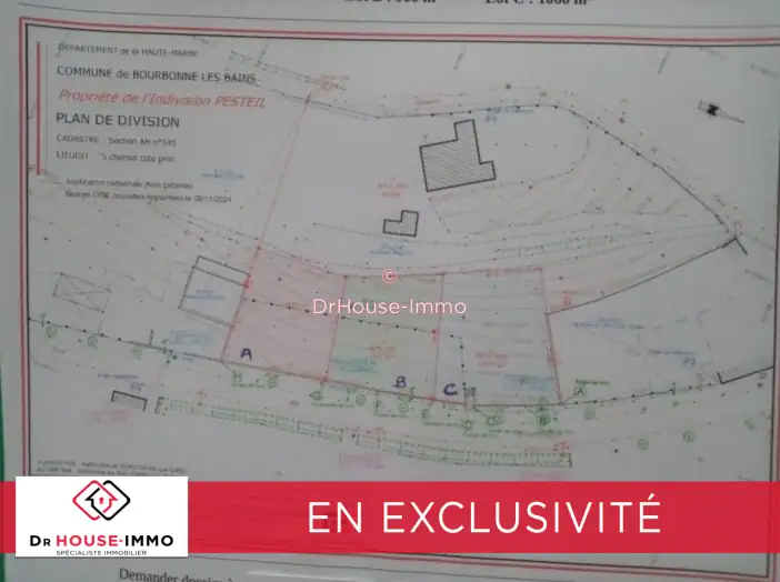 Terrain de 843 m² - Bourbonne-les-Bains (52400)