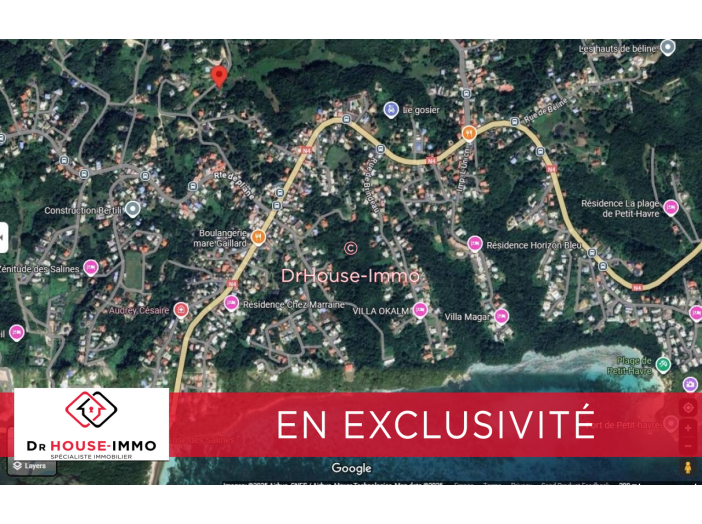 Terrain de 1 000 m² - Gosier (97190)