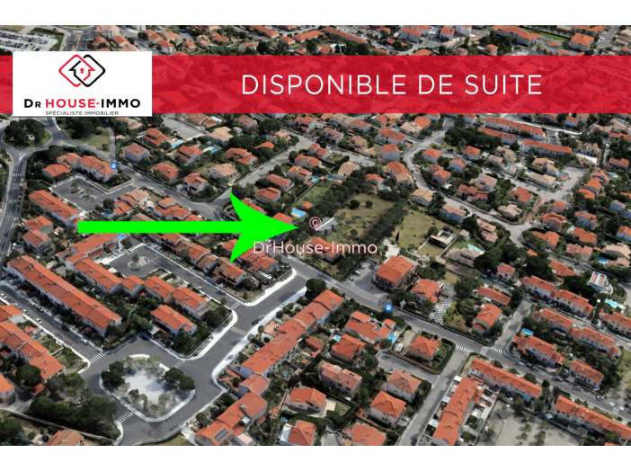 Terrain de 614m²