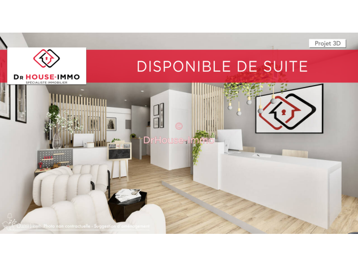 Bureau de 50m² - 1 pièces