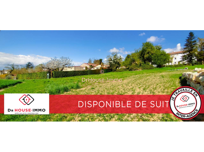 Terrain de 959m²