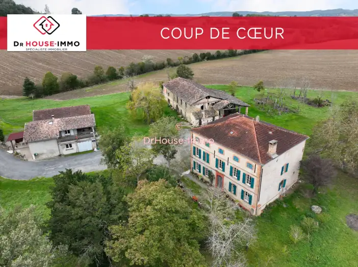Maison 13 pièces de 455 m² - Saint-Gauzens (81390)