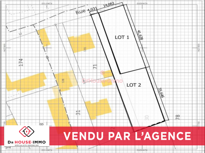 Terrain de 568m²