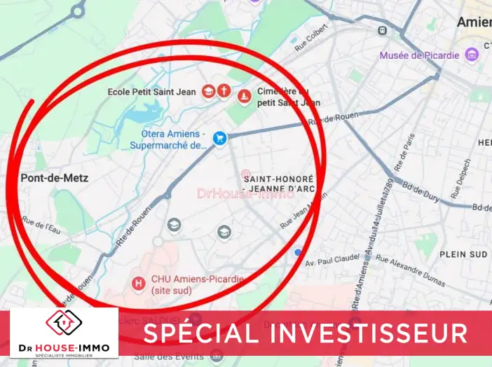 Appartement 2 pièces de 30 m² - Amiens (80000)