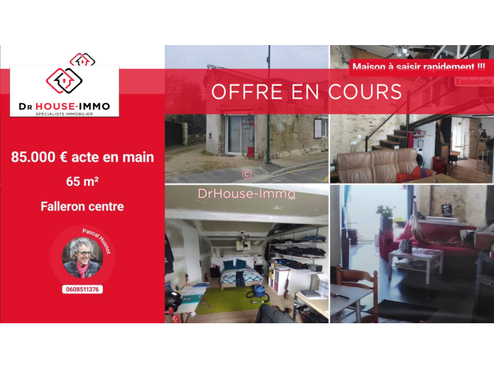 Maison de 65m² - 2 pièces