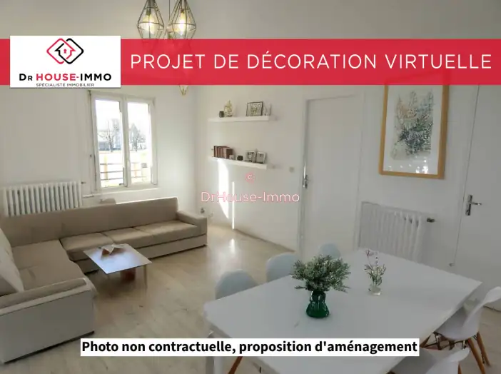 Appartement 3 pièces de 65 m² - La Couture-Boussey (27750)