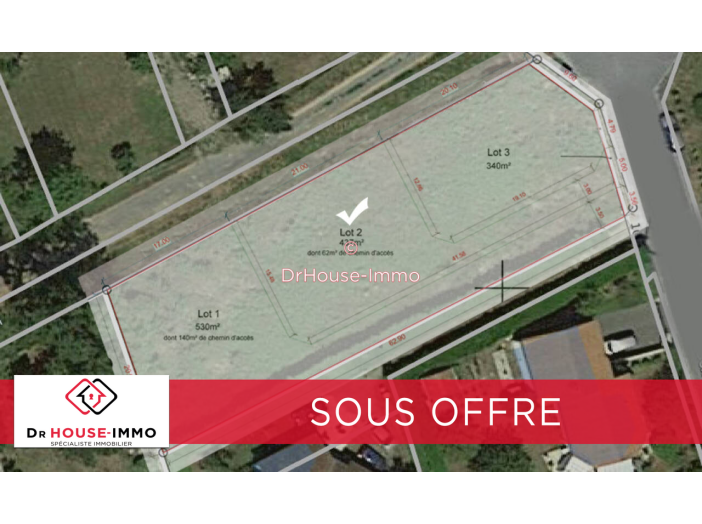 Terrain de 435m²