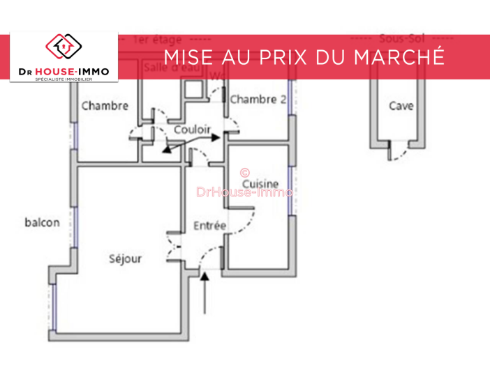 Appartement de 87m² - 3 pièces