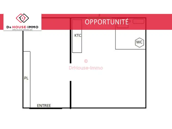 Appartement 1 pièce de 17 m² - Rosny-sous-Bois (93110)