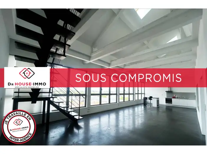 Loft / Atelier 3 pièces de 110 m² - Roubaix (59100)