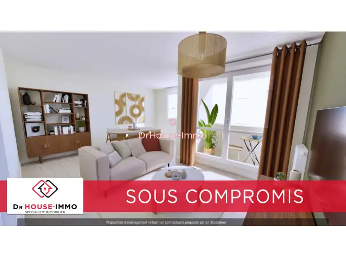 Appartement 3 pièces de 64 m² - Saint-Étienne (42100)