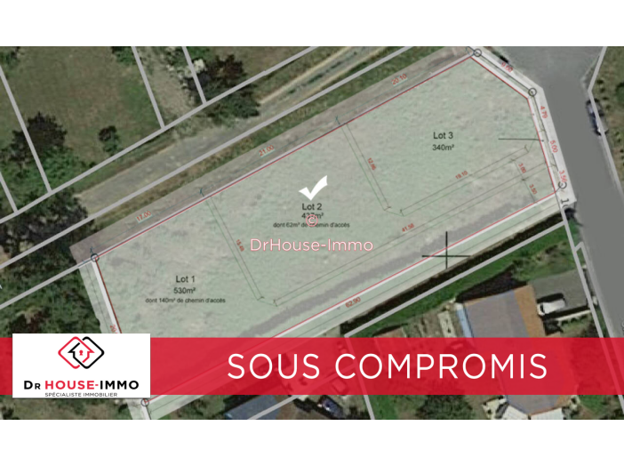 Terrain de 435m²
