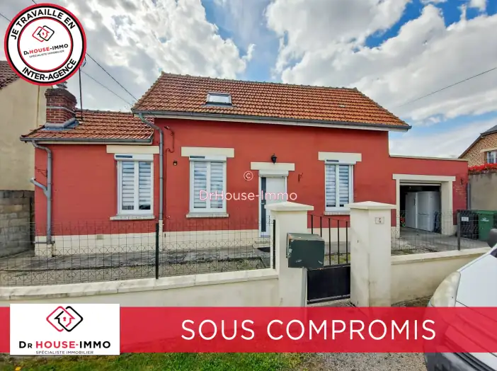 Maison 3 pièces de 68 m² - Frières-Faillouël (02700)