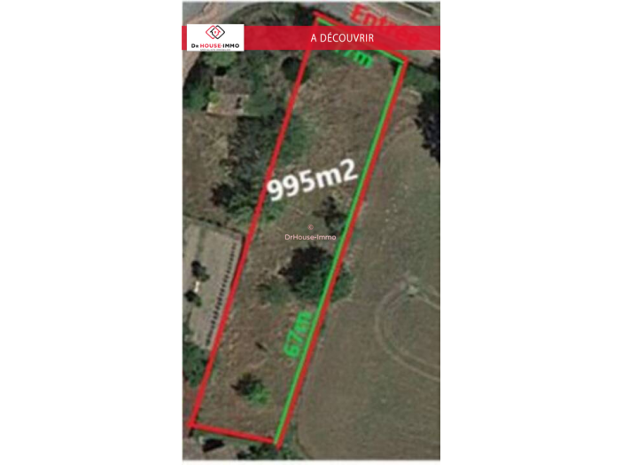 Terrain de 995m²