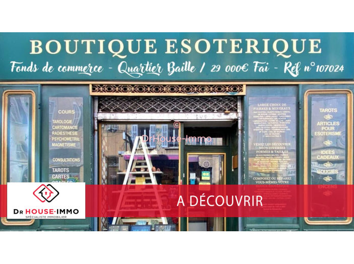 Commerce 2 pièces de 34 m² - Marseille (13006)