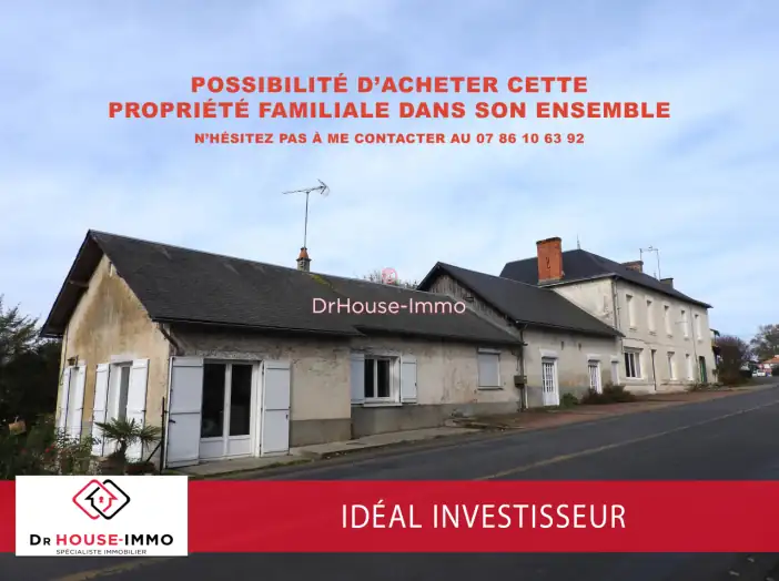 Maison 10 pièces de 173 m² - Saint-Martin-l'Ars (86350)
