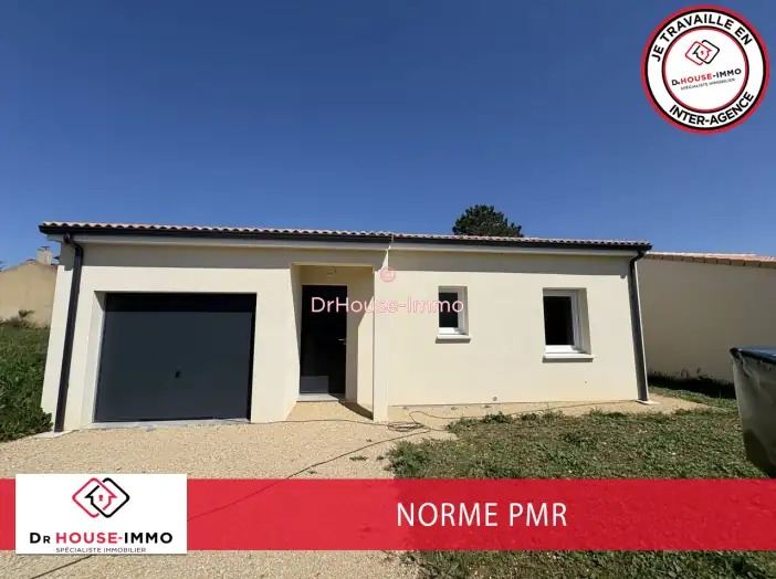 Maison 3 pièces de 61 m² - Champigny en rochereau (86170)