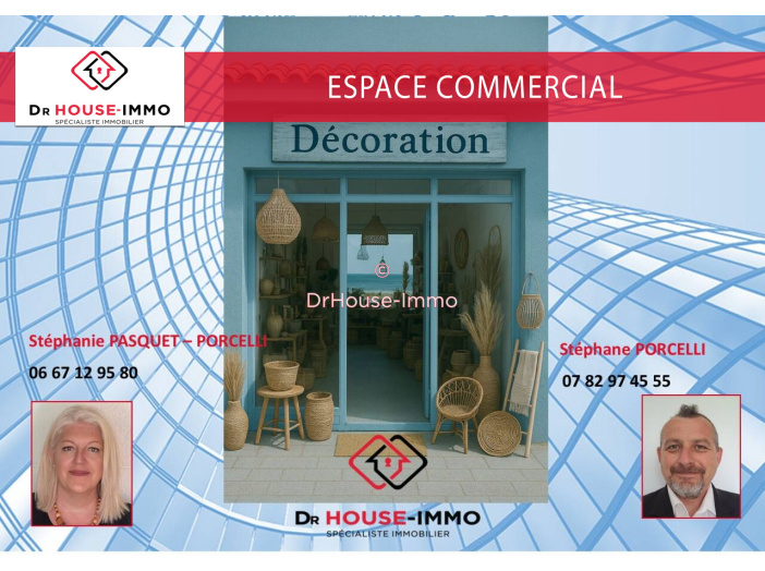 Commerce de 220m² - 3 pièces
