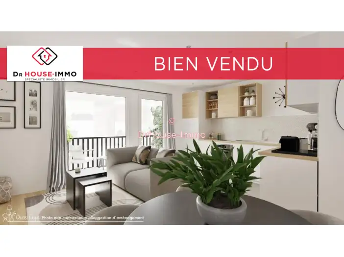 Appartement 3 pièces de 49 m² - Clichy (92110)
