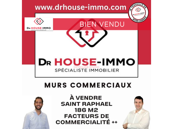 Commerce de 185m² - 9 pièces