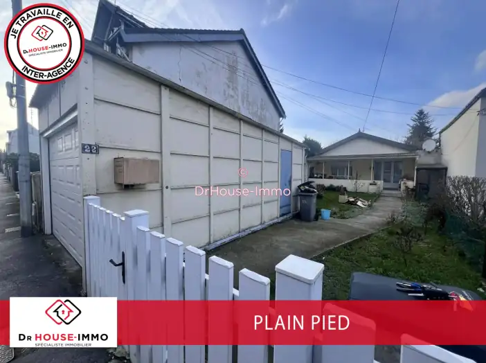 Maison 4 pièces de 60 m² - Valenciennes (59300)