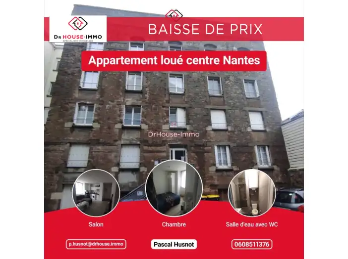 Appartement 2 pièces de 28 m² - Nantes (44200)