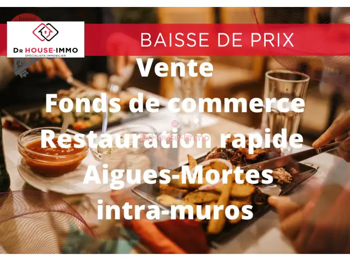 Commerce 1 pièce de 85 m² - Aigues-Mortes (30220)