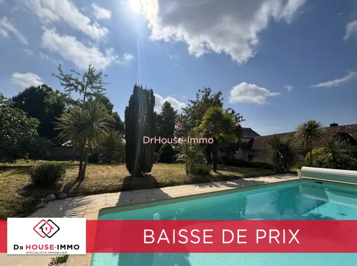 Maison 11 pièces de 410 m² - Cravant-les-Côteaux (37500)