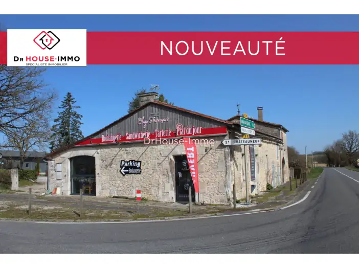 Commerce 10 pièces de 300 m² - Chadurie (16250)