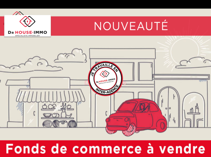 Commerce de 90m² - 4 pièces