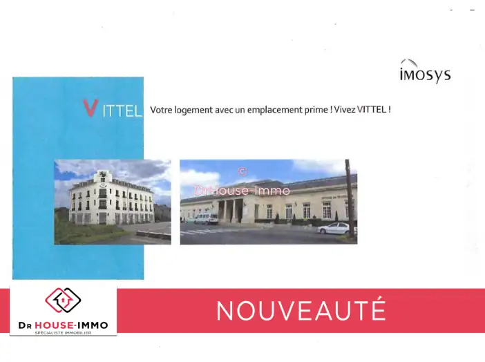 Appartement 1 pièce de 28 m² - Vittel (88800)