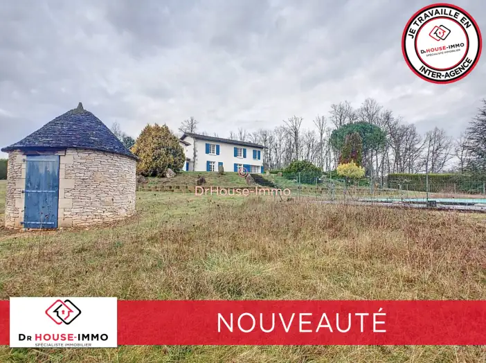Maison 8 pièces de 256 m² - Brantôme (24310)