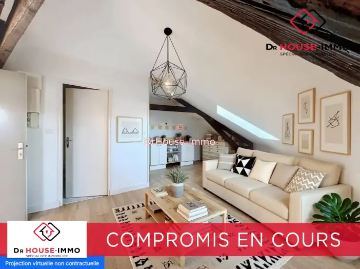 Appartement 2 pièces de 23 m² - Périgueux (24000)