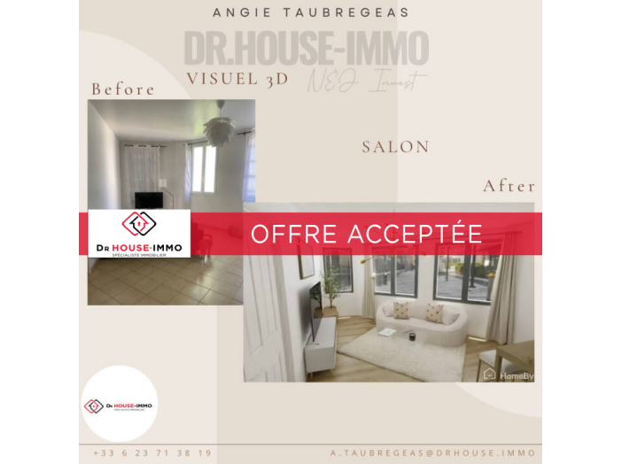 Appartement de 53m² - 2 pièces