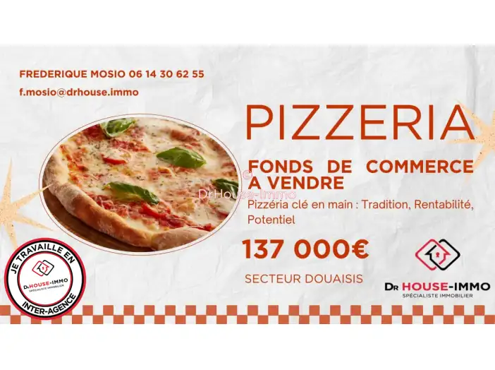 Commerce 4 pièces de 75 m² - Douai (59500)