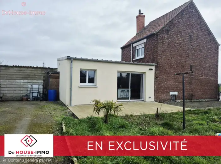Maison 3 pièces de 94 m² - Guarbecque (62330)