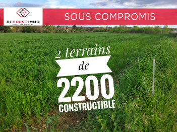 Terrain de 2200m²