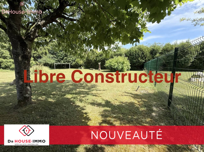 Terrain de 644m²