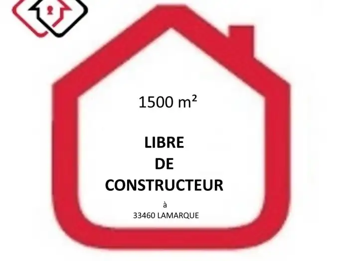 Terrain de 1 507 m² - Lamarque (33460)